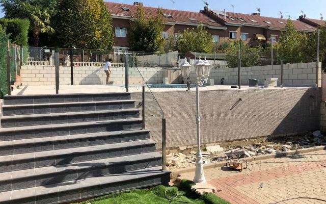 Cristalería La Laguna escaleras grandes